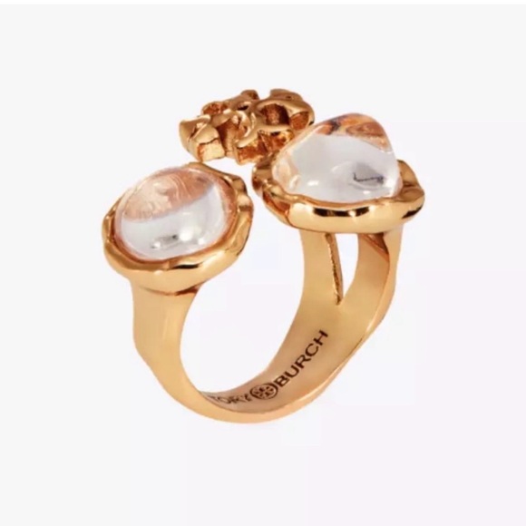 Tory Burch Roxanne Ring Sz 7 NWT and Dust bag - Picture 3 of 7